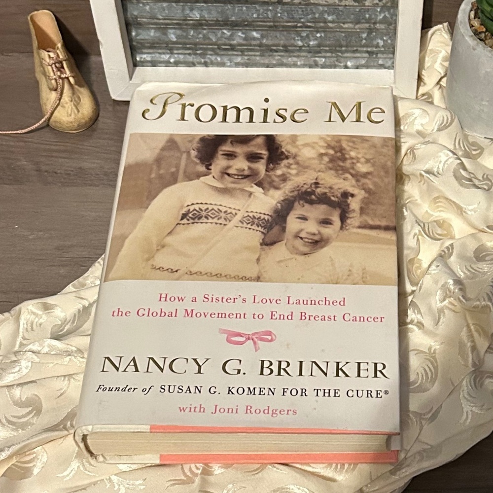 😉Bundle Days😉 Promise Me Hardcover Book By Nancy G. Brinker Breast Cancer